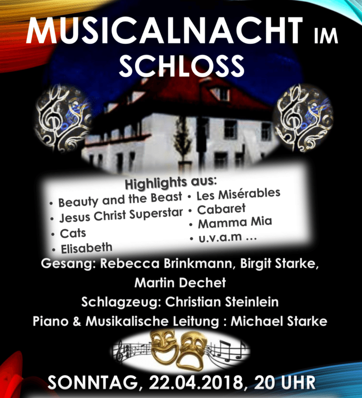Musicalnacht im Schloss, 22.04.2018