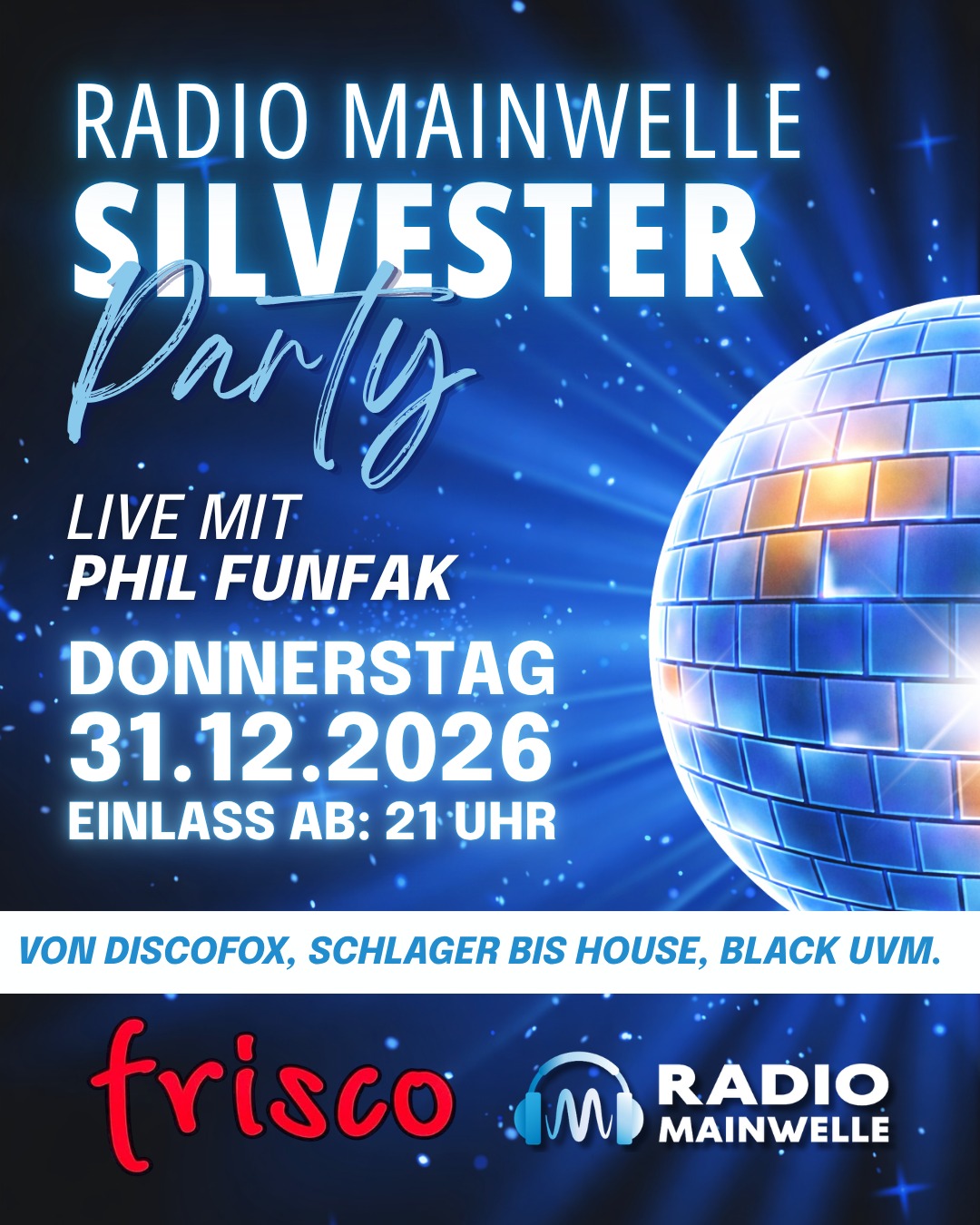 Frisco Silvesterparty 2026