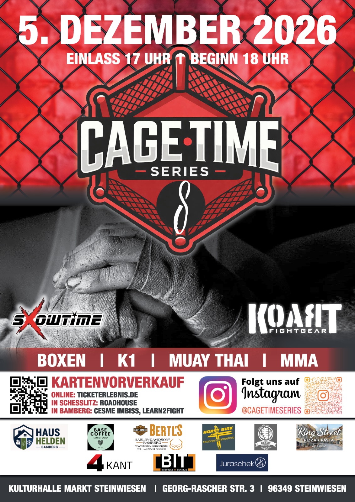 Plakat: CAGE TIME SERIES 8